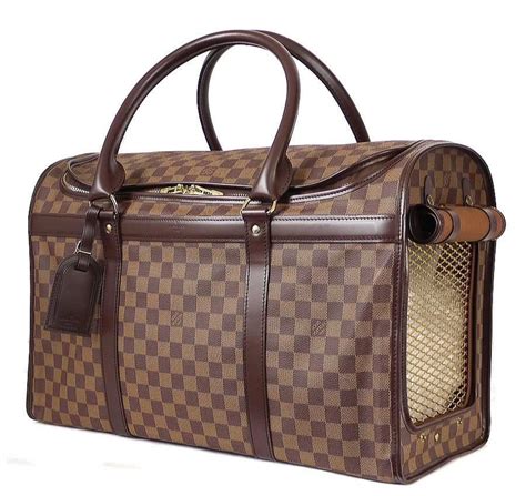 louis vuitton dog carrier monogram 50 brown|designer dog harness Louis Vuitton.